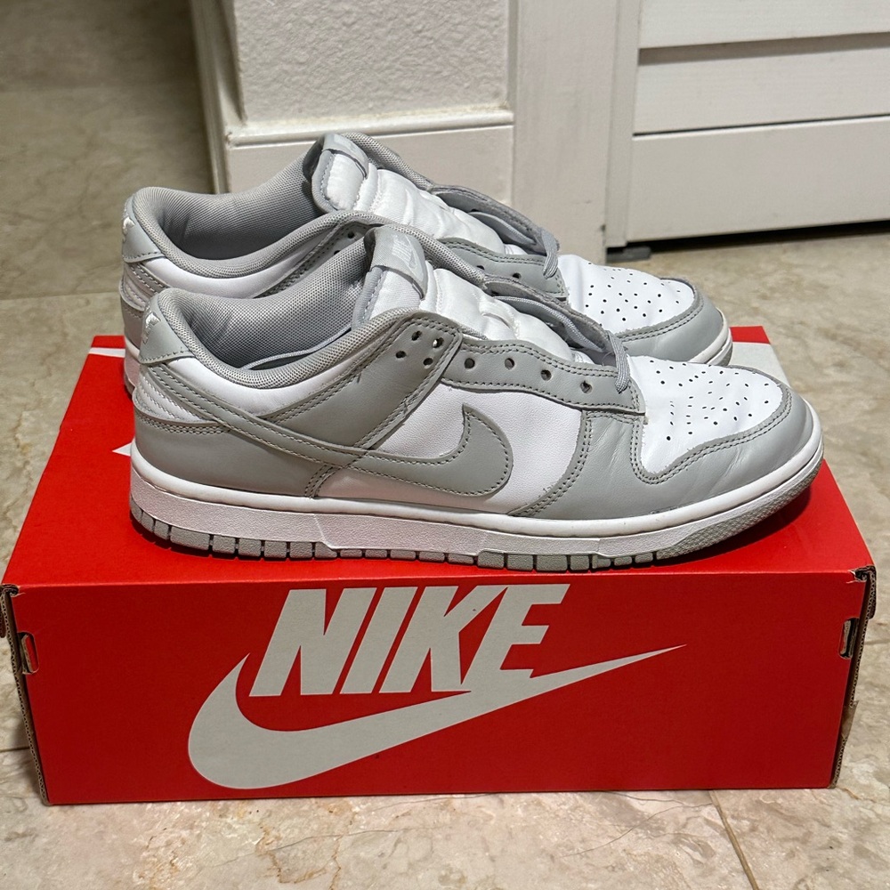USED NIKE DUNKS "GREY FOG" 8M/9.5W